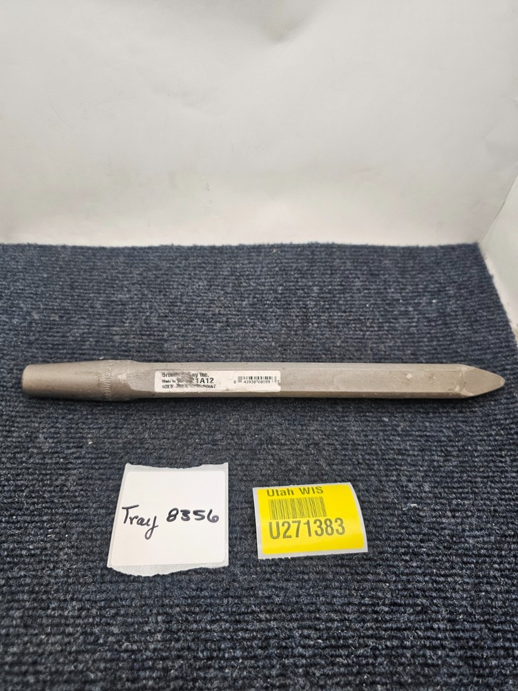 Brunner & Lay 12" Rivet Buster Point Chisel 0.87" Width - Gray