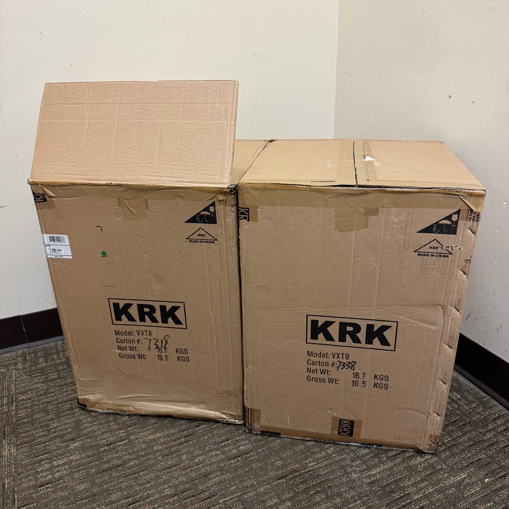 KRK VXT8 2-Way 8" Active Studio Monitors Pair