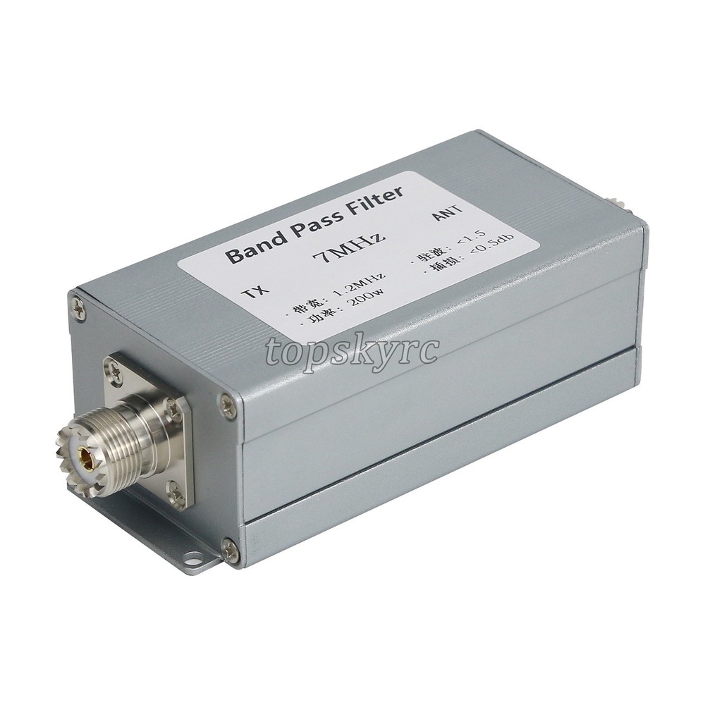 Band Pass Filter 7MHz BPF Bandpass Filter Improved Receiving Sensitivity 200W