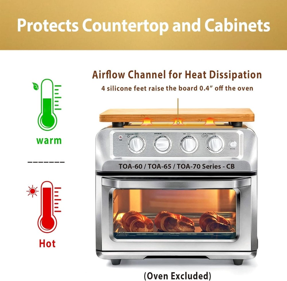 Air Fryer Oven Cutting Board Storage Solution