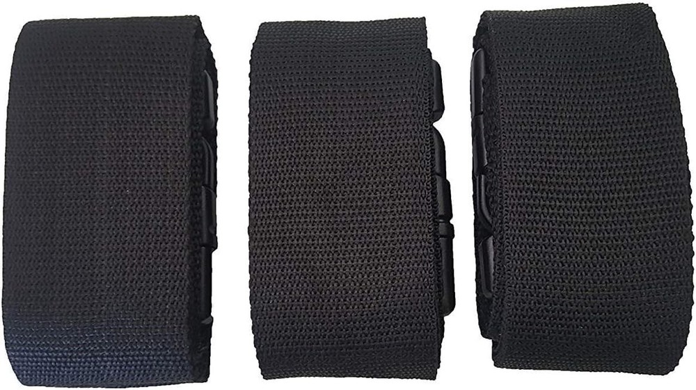 LINE2design Backboard Spine Board Straps - 5" Disposable Securing Black