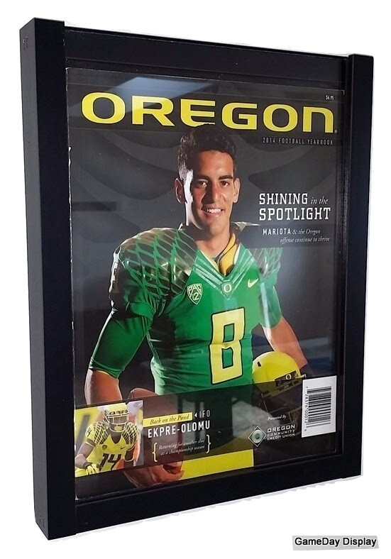 Wall Mounting Standard Sized Magazine Frame - Display Case - Shadow Box