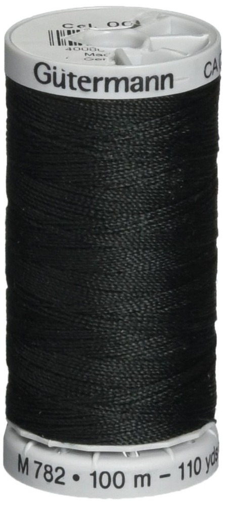 27090038 Extra Strong Thread 110 Yards-Black