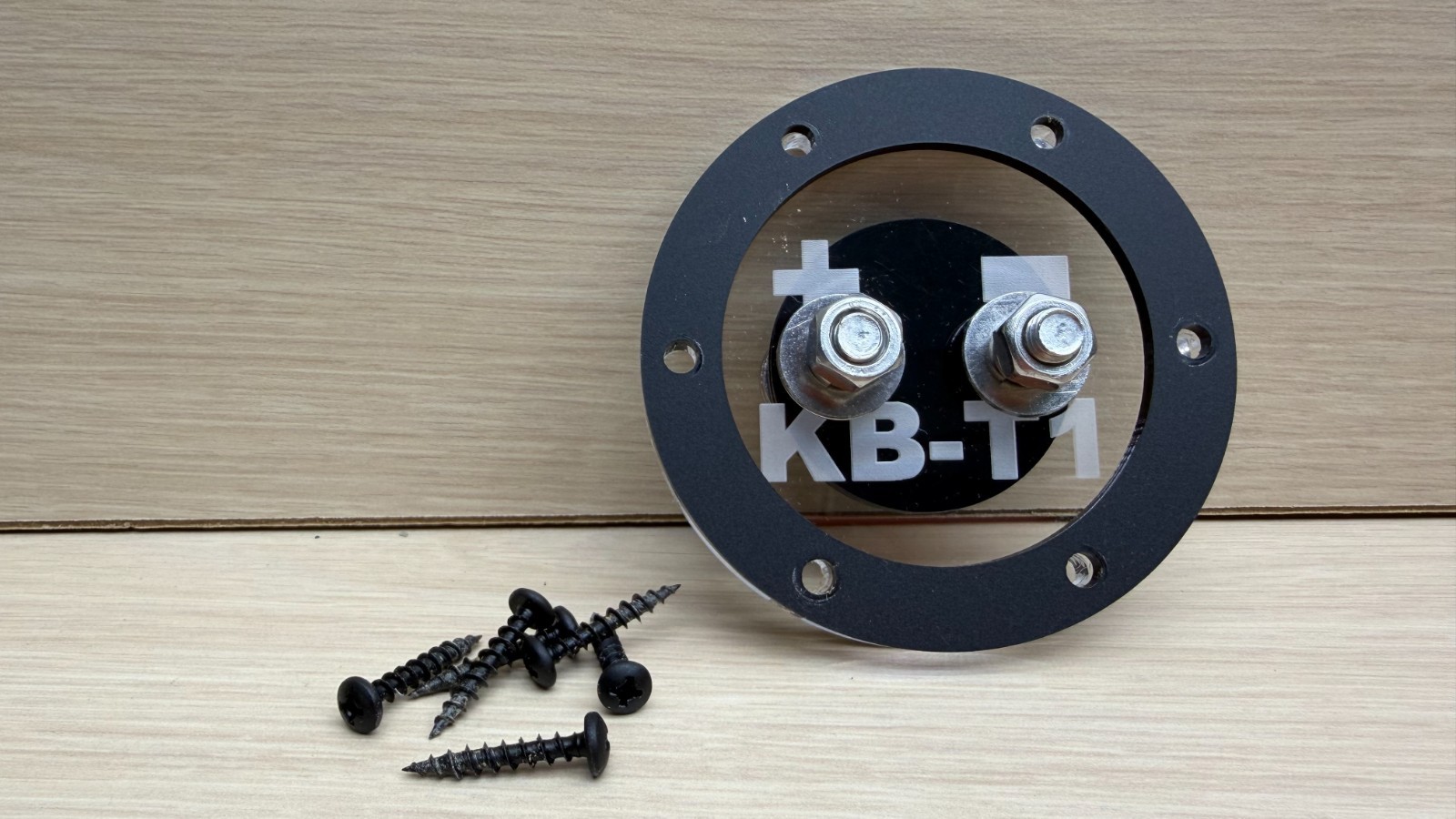 Round Subwoofer Speaker Box Terminal Cup Single Input KB-T1