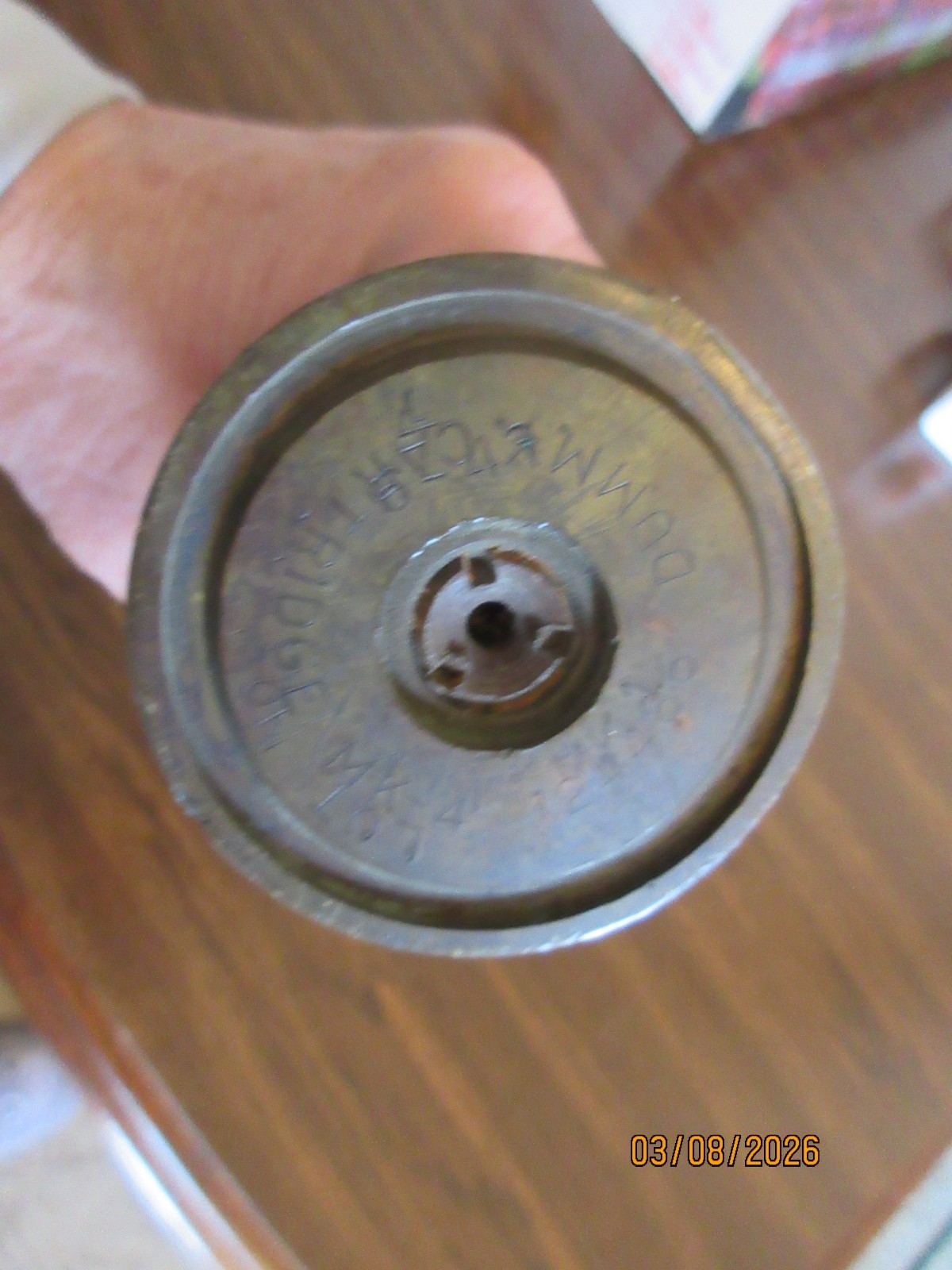 WORLD WAR II 40MM MK-1 BRASS SHELL CASING, 17 1/2", 1942