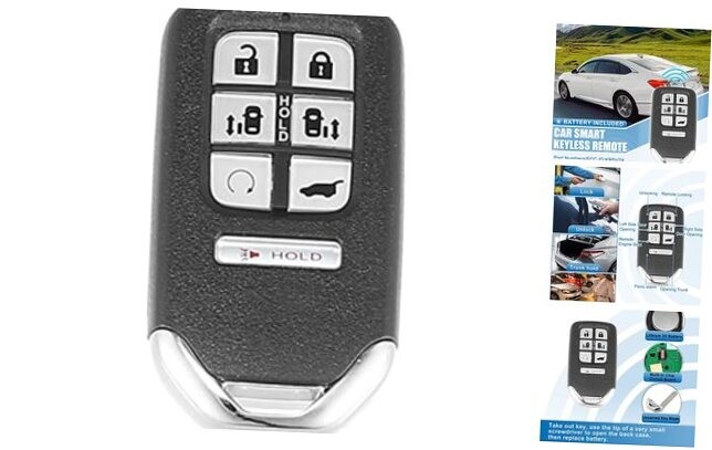 7 Button Car Keyless Entry Remote Control Replacement Key Fob Proximity Smart