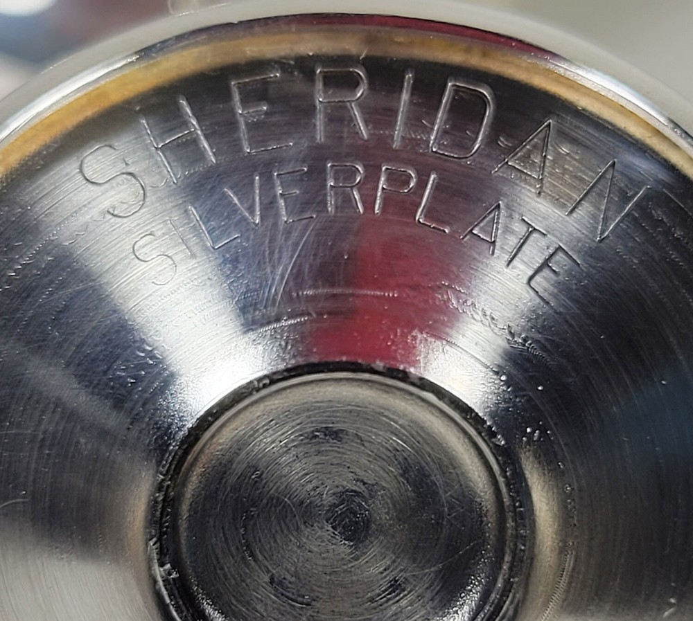 5 Vintage Sheridan Silverplate Cordials Apertif Cups 2-3/8" - Taunton MA