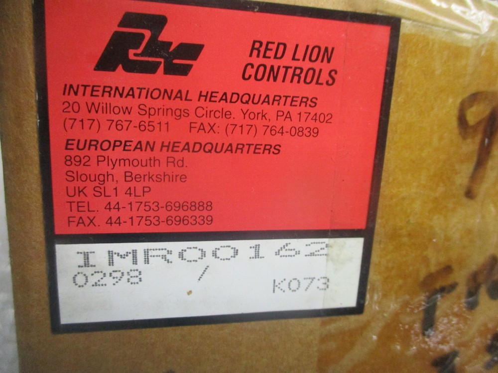 RED LION IMR00162 PANEL METER NSMP