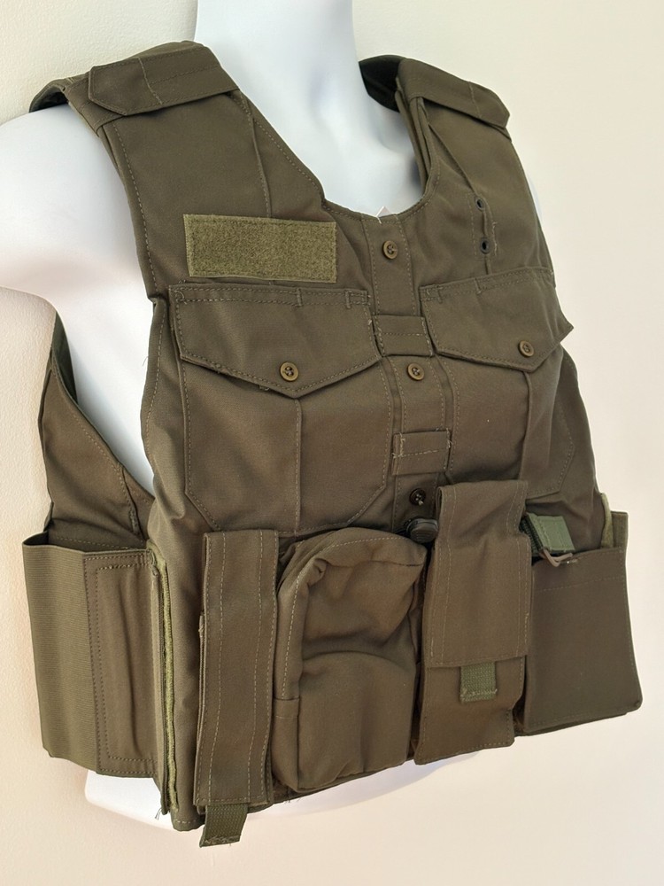 SECOND CHANCE Standard Armor Carrier Side Open Fix Pocket S/M 2015-2017 Green