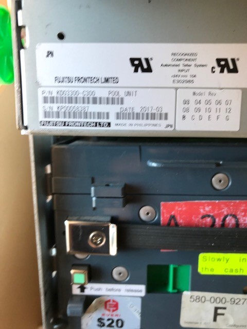 Fujitsu Frontech BDU cash collector ???