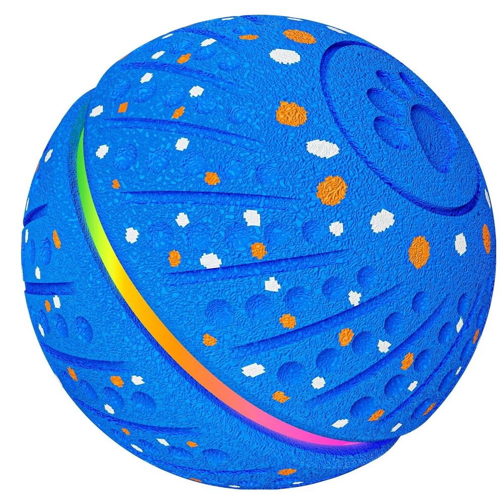 Auto Moving Interactive Dog Toy Ball, Smart Bouncing Rolling Ball 3 Modes USB