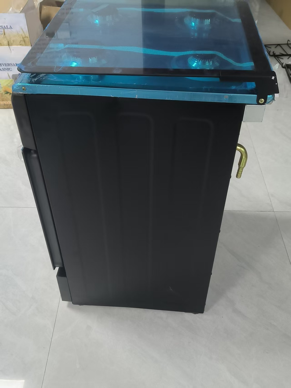 20" Free Standing Gas Stove Oven Range,4 Burner LPG Cooktop with 60L Oven