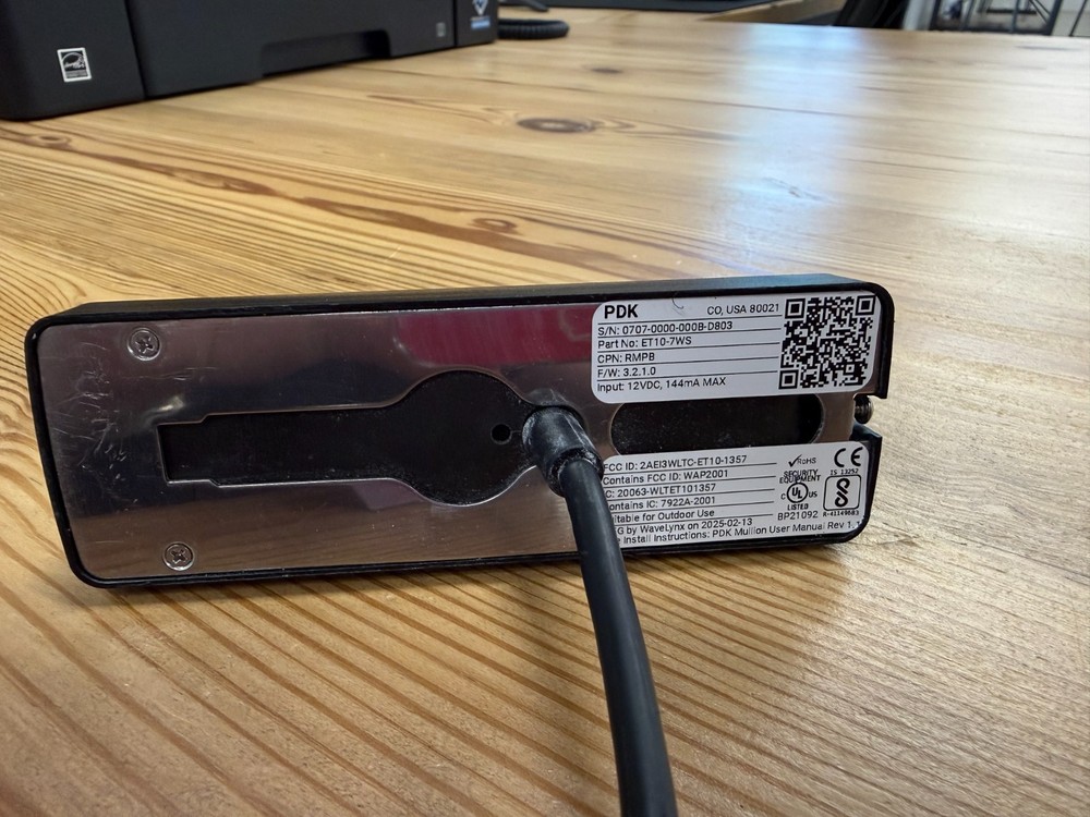 Wavelynx ET10-7WS Ethos Mullion Access Control Readers (PDK)