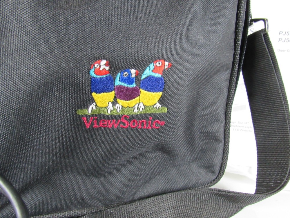 ViewSonic PJ501 3 Panel LCD Digital Multimedia Projector VPROJ25048-1W With Case