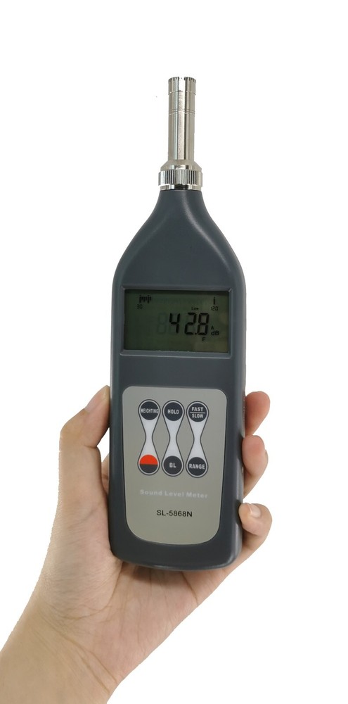 Digital Handheld Sound Level Meter Tester Gauge With Range 25dB~130dB (A)
