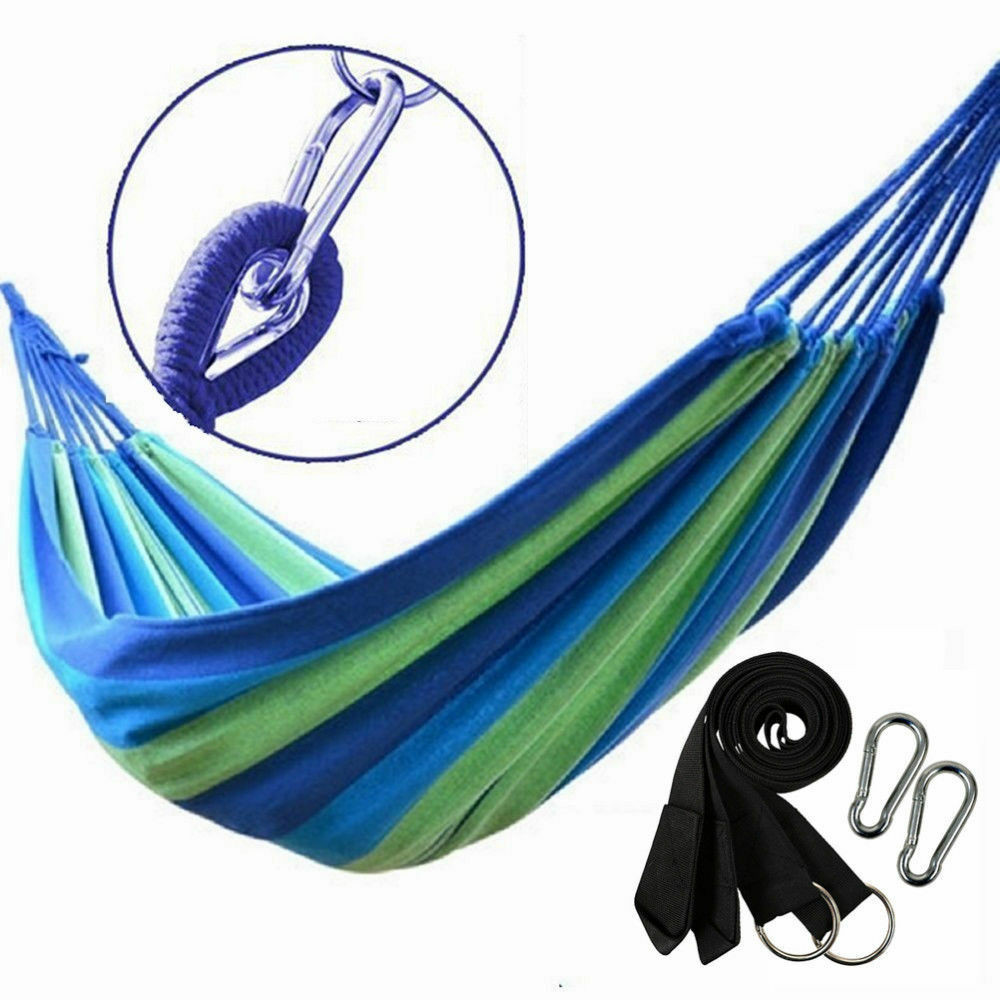 Portable Double Single Person Parachute Outdoor Camping Hammock Hanging Swing