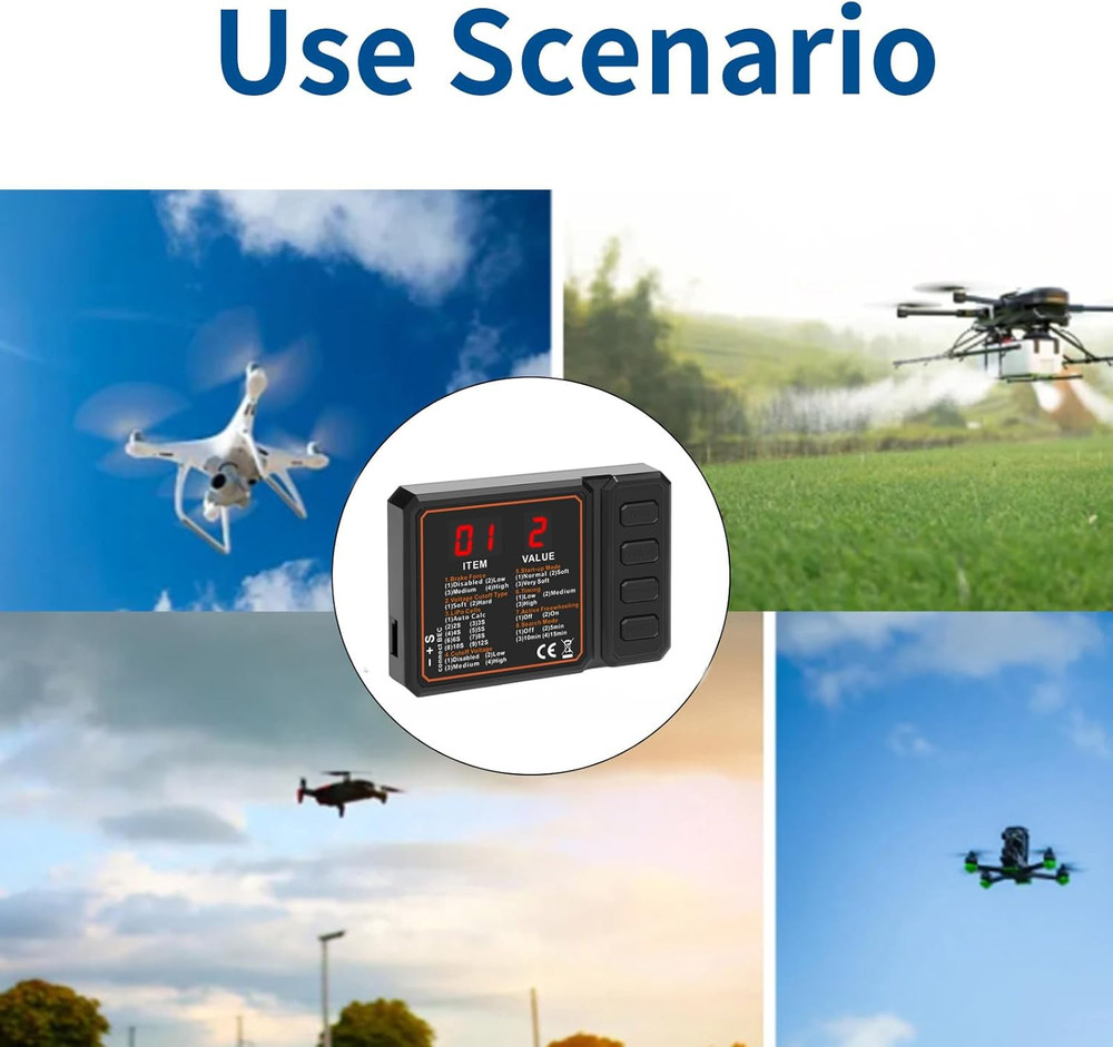 Portable Brushless Speed Controller Programming Card for Car and Helicopter Mode