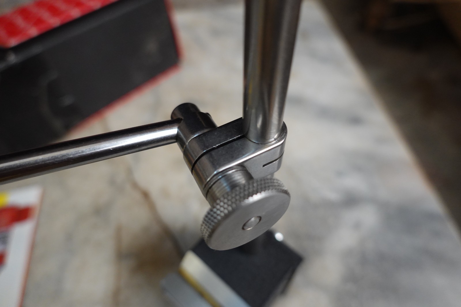 LS STARRETT MAG BASE IND HOLDER 657AA UNUSED Original Box Machinist Mechanic