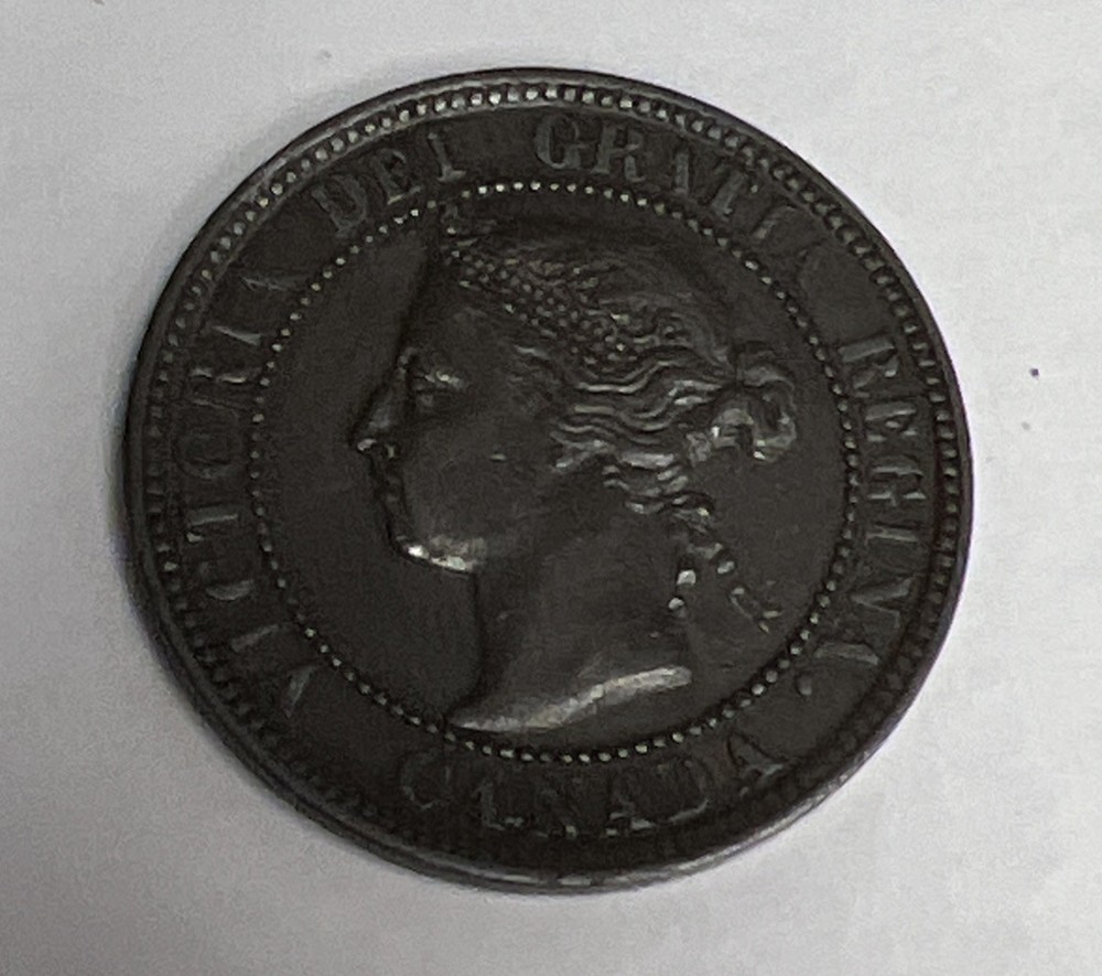 1899 Canada One Cent Foreign Coin