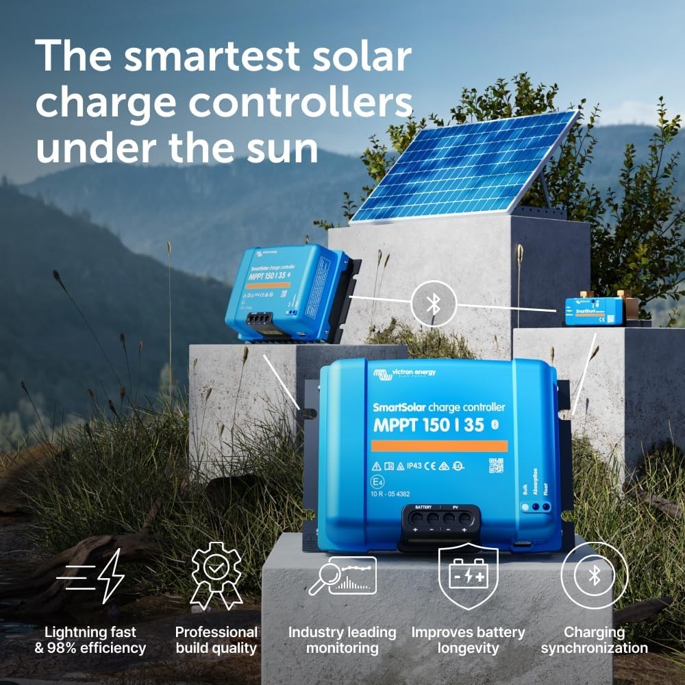 Victron Energy MPPT Smart Solar Charge Controller with Bluetooth - 150 Volts