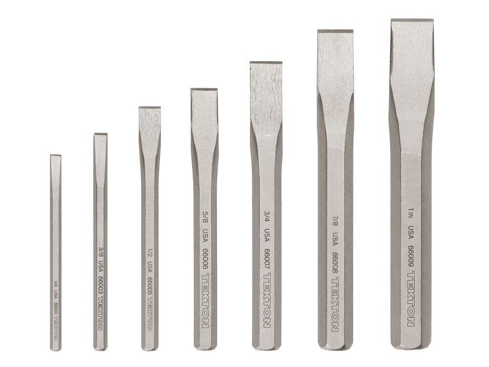 Tekton Cold Chisel Set, 7 Pieces (1/4-1 Inch)
