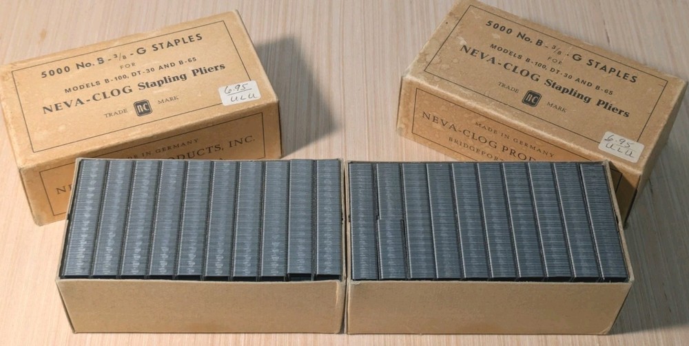 Neva Clog Staples TWO Full Boxes