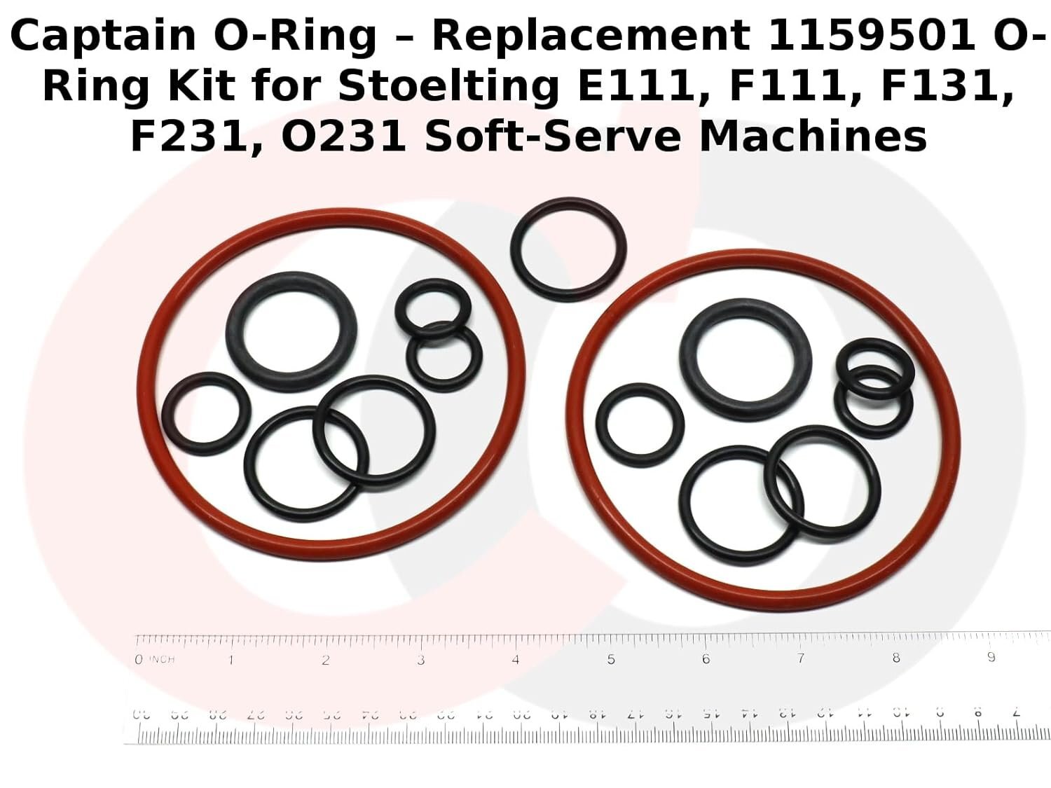 1159501 O-Ring Kit for Stoelting E111 F111 F131 F231 O231 Soft-Serve Machines
