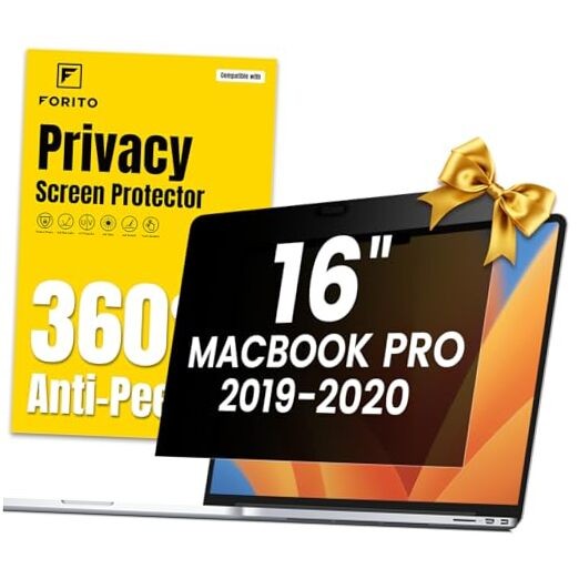 360° Privacy Screen Protector Compatible with MacBook Pro 16 Inch (2019-2020)