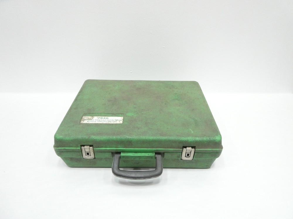 Greenlee 7646 Hydraulic Knockout Punch Driver Set