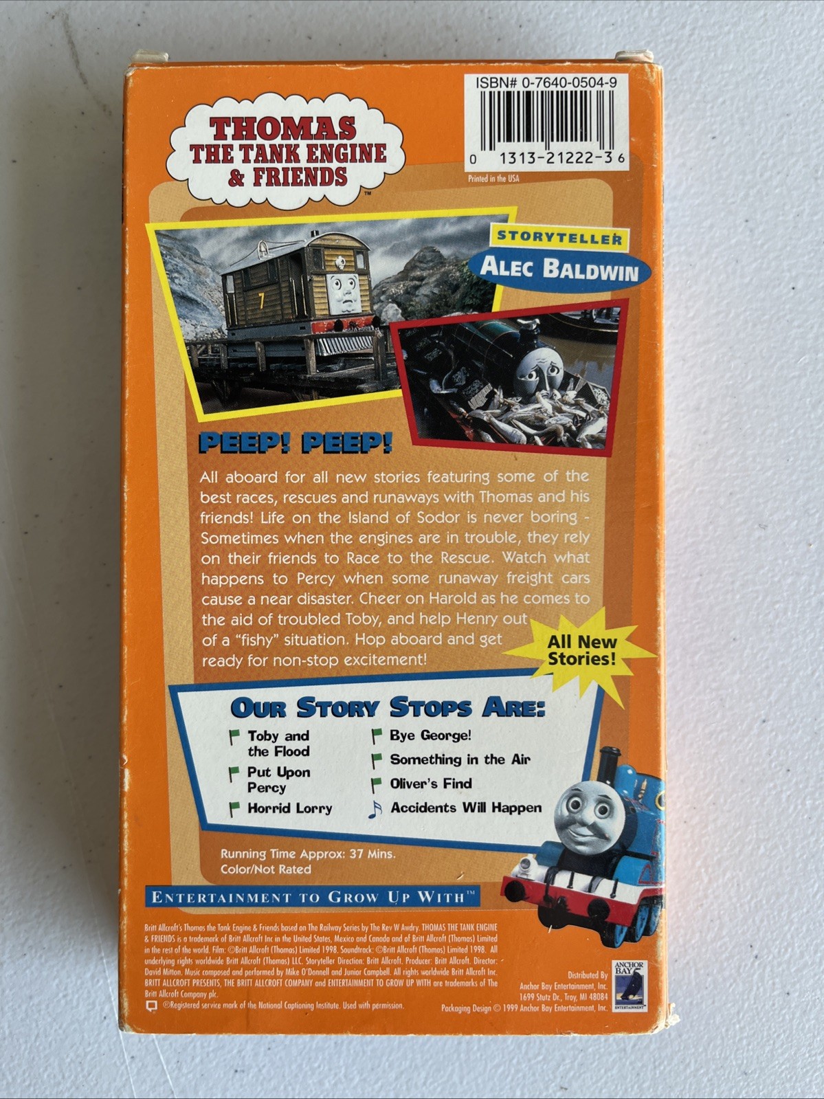 Thomas The Tank Engine & Friends Races Rescues & Runaways VHS Video Tape Kids