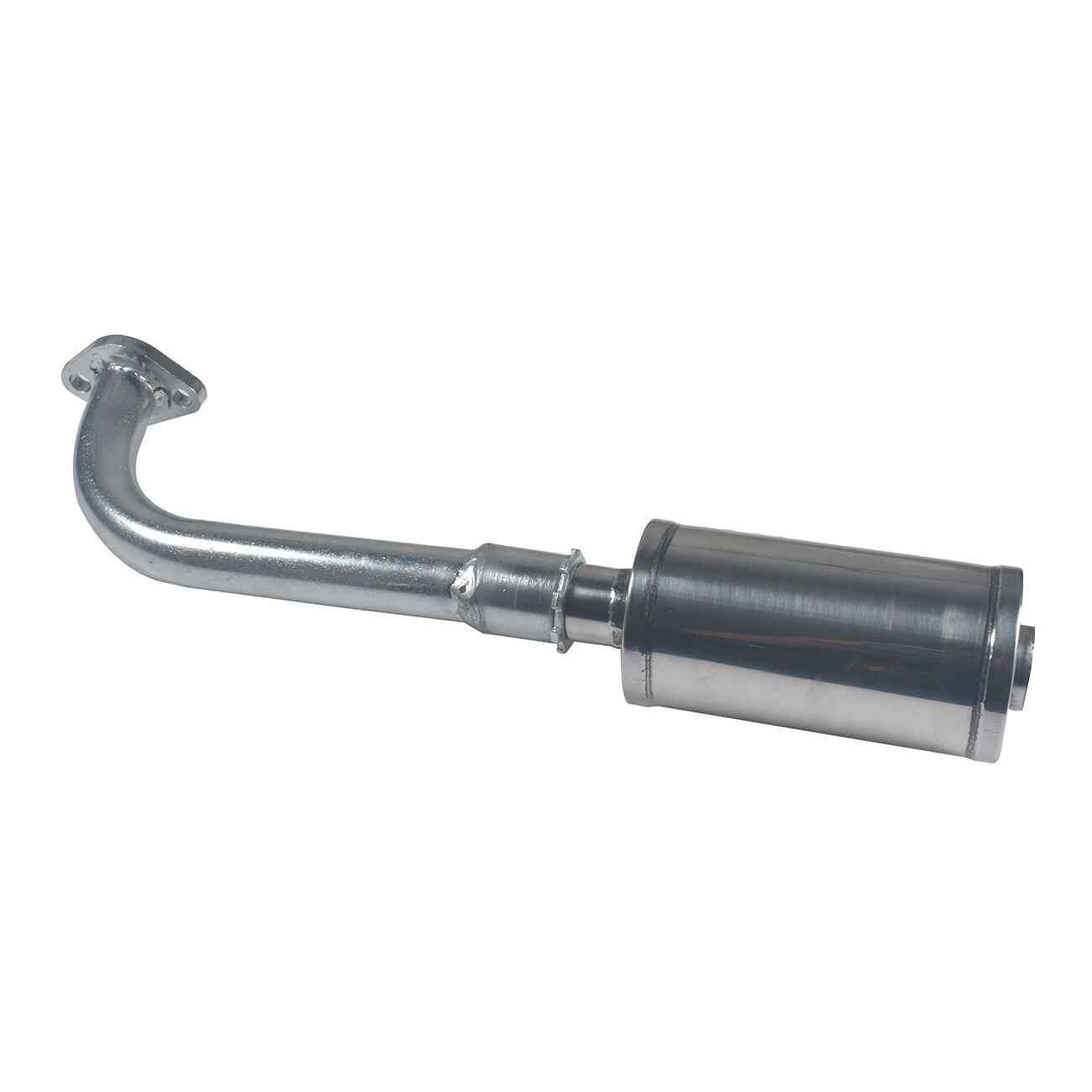 Exhaust Pipe Header & Muffler For Predator 196cc/212cc Honda GX160 GX200 Go Kart