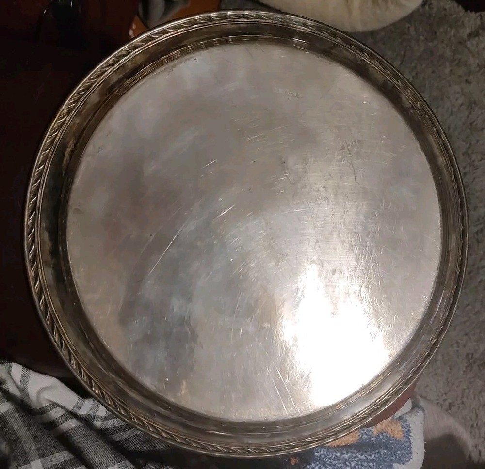 WM Rogers 471 12” Silver Plate Serving Platter