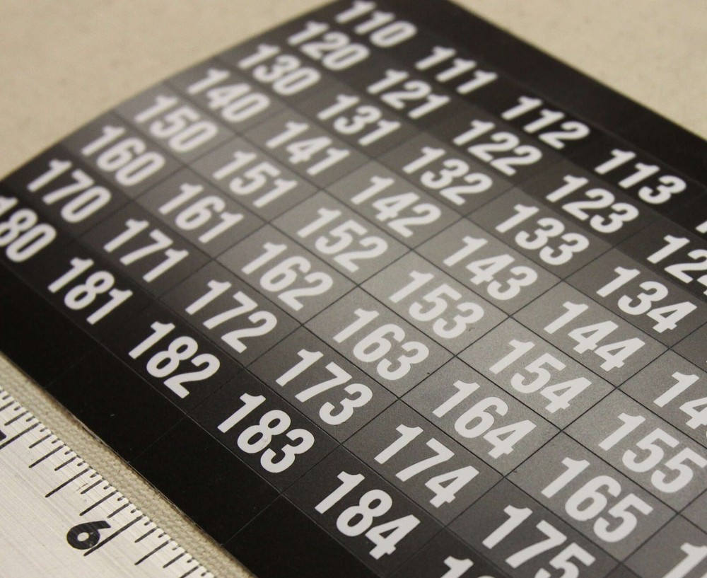(AP) AUTOMATIC PRODUCTS model 121 122 123 SNACK MACHINE SELECTION SHEET LABEL