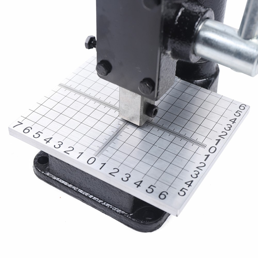Manual Stamping Machine Puncher Tabletop Plate Punching Machine Adjustable