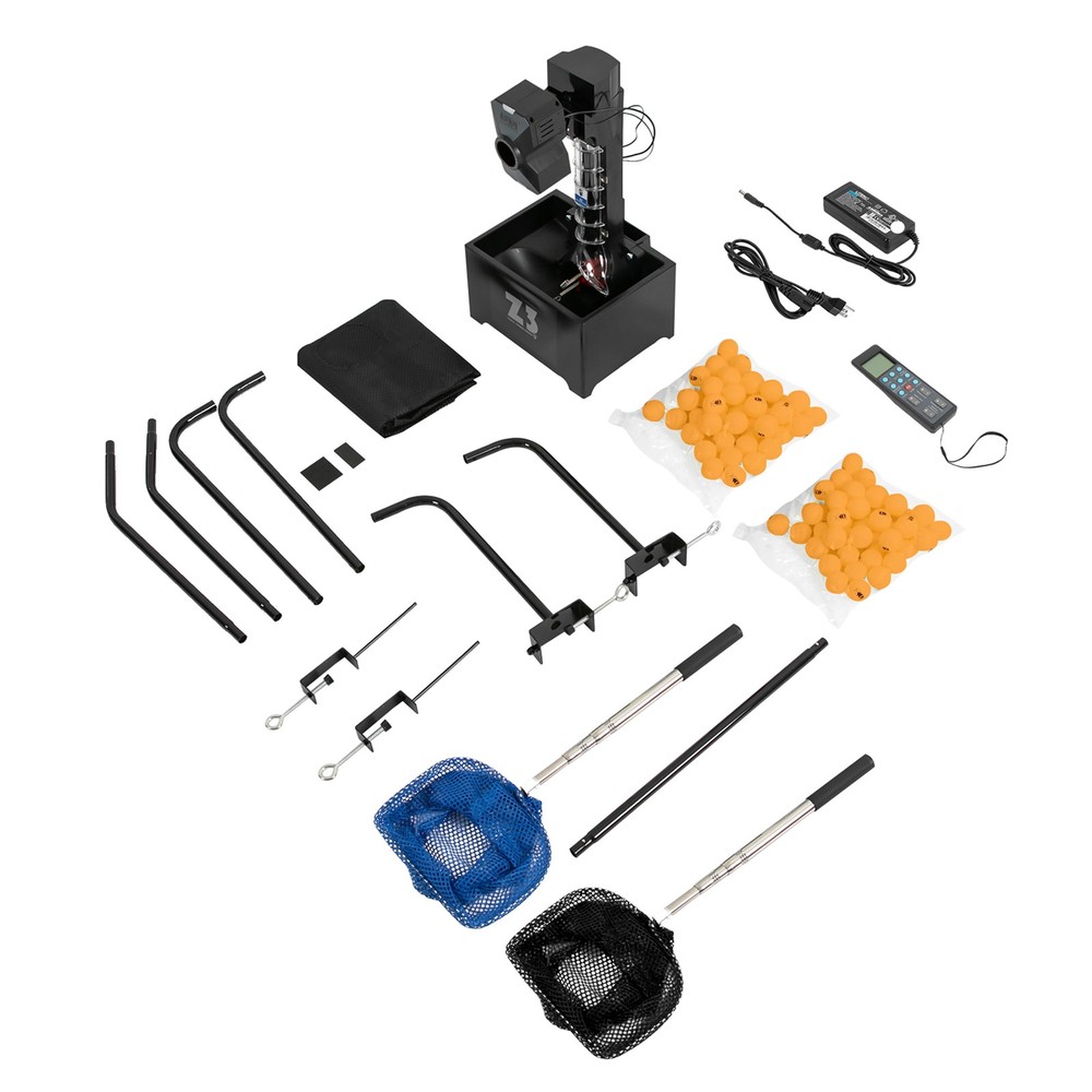 Automatic Training Table Tennis Ping Pong Ball Pitching Machine W/ 100*Balls+Net
