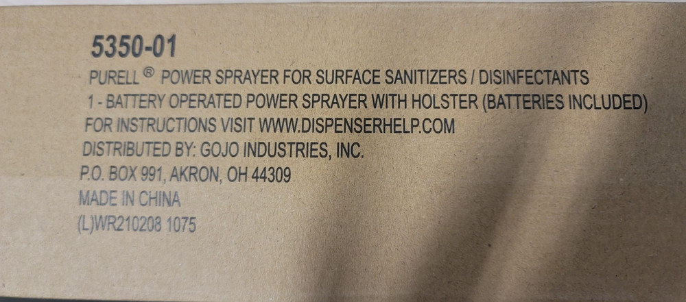 Purell GOJO Spray Bottle Nozzle