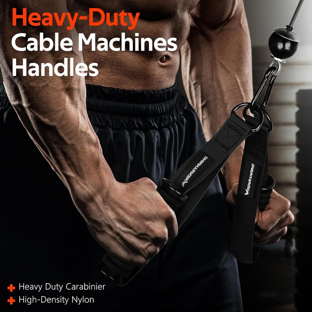 RENRANRING Gym Exercise Handles, Replacement Handle Attachments for Cable Machin