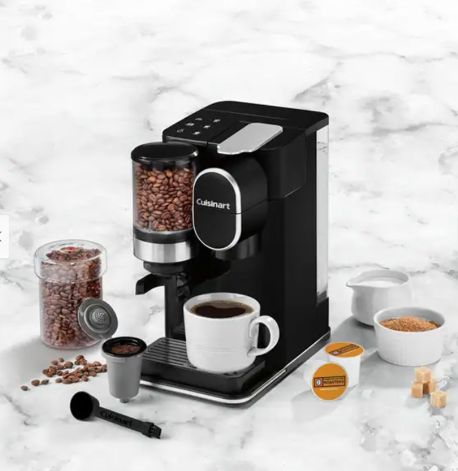 Cuisinart Conical Burr Grind and Brew Single Serve Coffeemaker