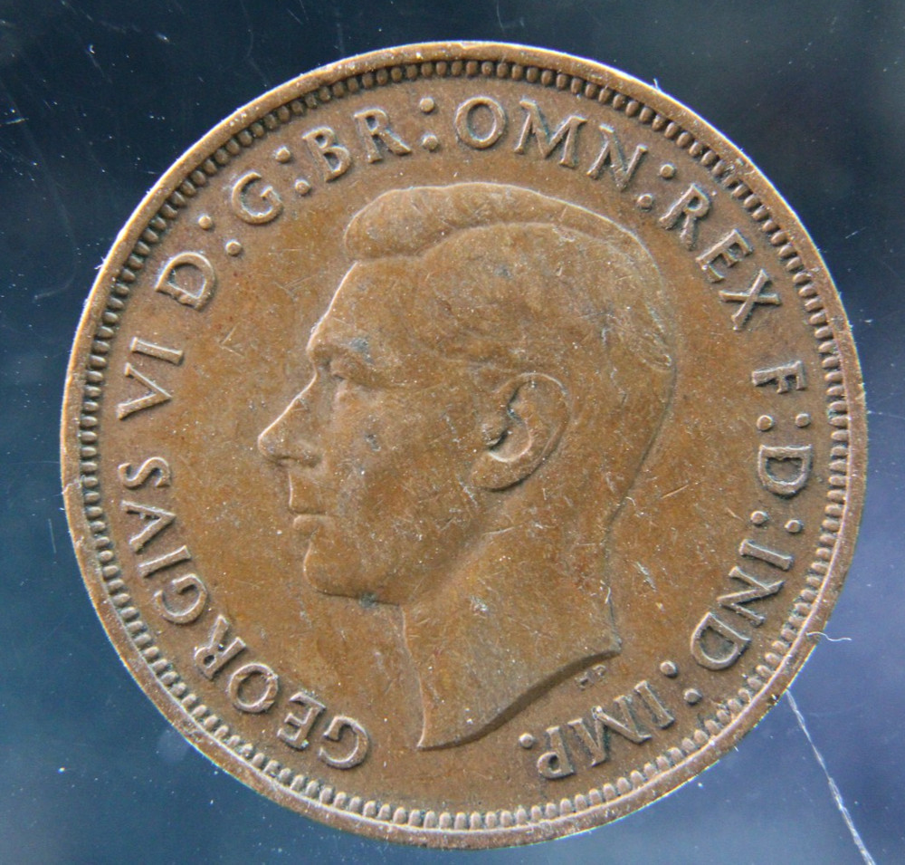 Great Britain, One Penny, 1946 coin