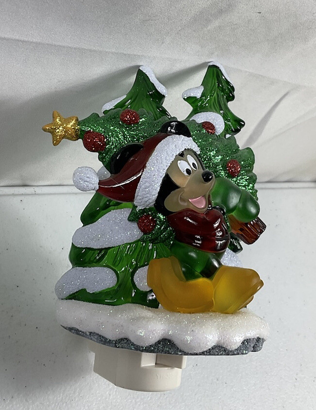 Disney Mickey Mouse With Christmas Tree Night Lite