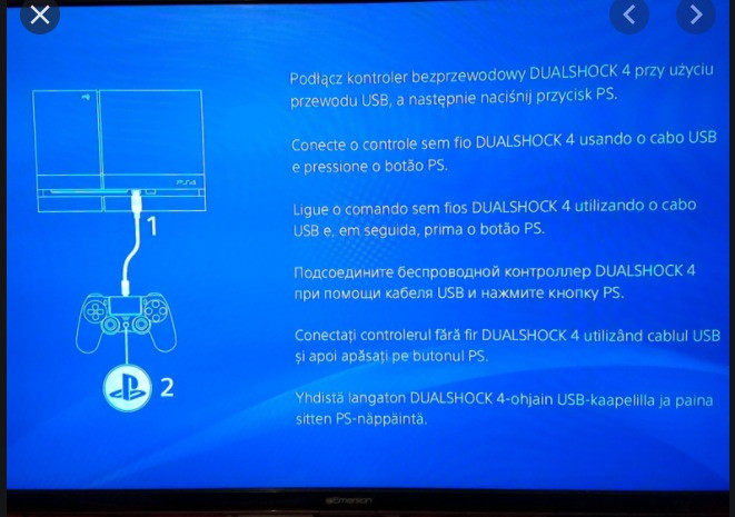PS4 Sync Cable,   FIX  "Press PlayStation Button"  PS4  Cable  Controller