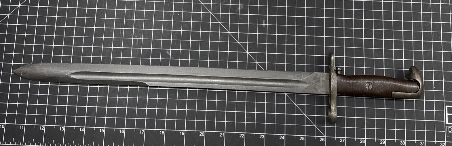 Excellent 16” WWII US Military Model 1942 AFH Rifle Bayonet + Scabbard A1