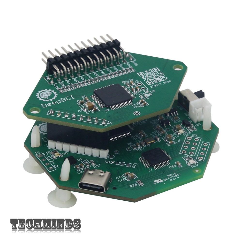 DeepBCI Brain Computer Interface Bioelectric Acquisition Board Enhanced Board