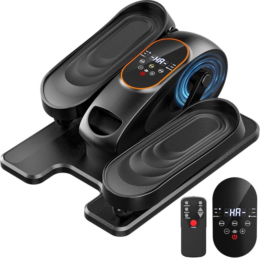 - Quiet Motorized Leg Exerciser with Smart Remote, 12-Speed Manual Programs A...
