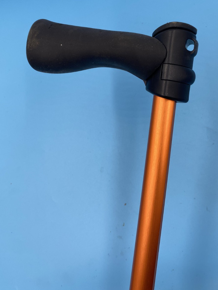 Dynamo Cyclone Walking Cane-Orange Aluminum