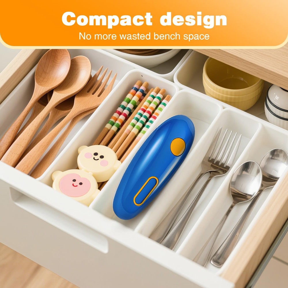 Can Opener, Automatic Hands Operation, Smooth Edge, Battery Operated, Kitchen...