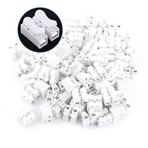 Push Quick Wire Cable Connector,White Wiring Terminal ,100Pcs