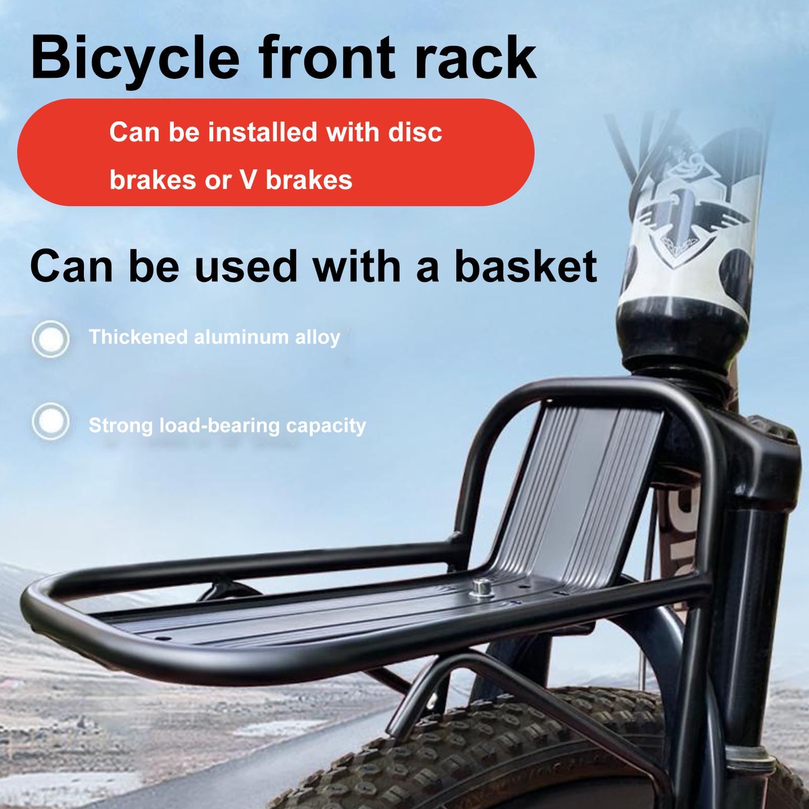 Bicycle Front Rack Luggage Touring Carrier Racks Mountain Road Bike Carrier Rack