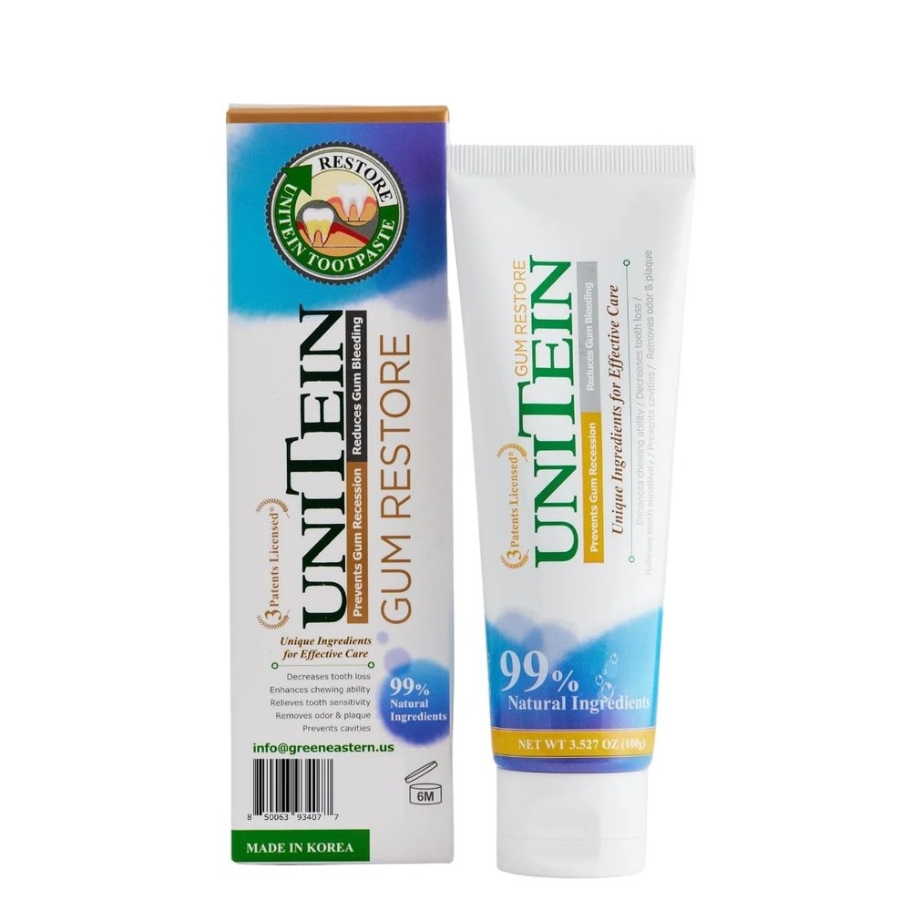 Restore Gum Toothpaste for Bleeding Gums, Plaque Control, Natural Formula