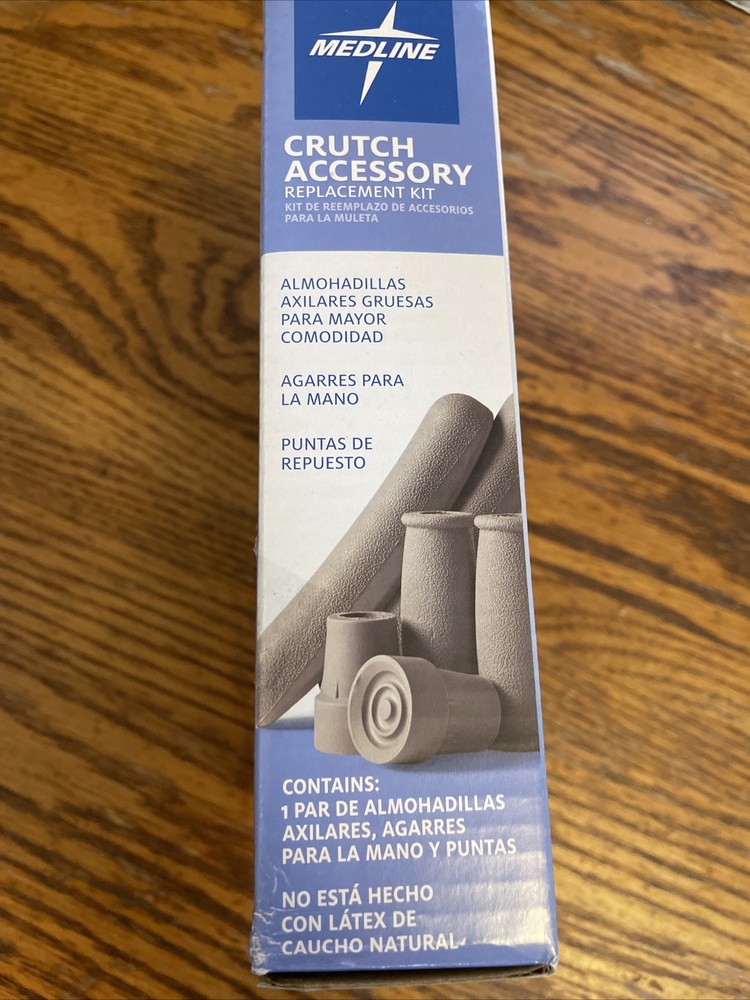 Crutch Accessory Replacement Kit, Gray